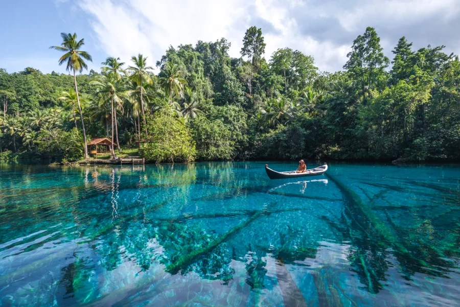 7-Day Banggai Islands Expedition Cruise: Cruise through Central Sulawesi’s most remote archipelago to swim in glass-clear lagoons, jellyfish lakes, and untouched reefs.